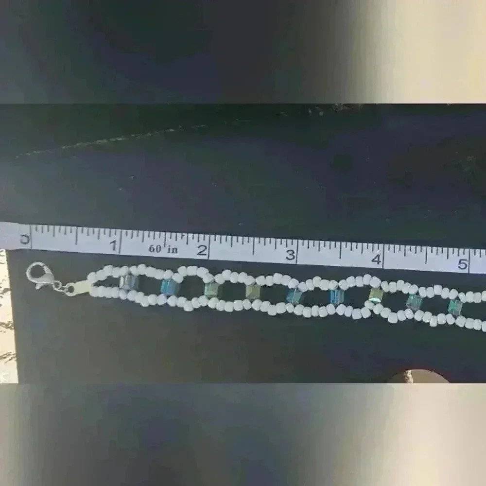 Beaded Ankle Bracelet/Anklet - Picture 5 of 6